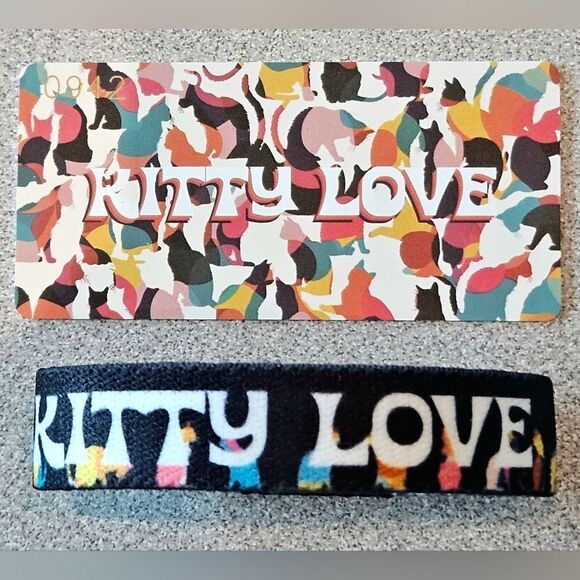 ZOX "KITTY LOVE" #942 CAT POP ART collectible vintage New Medium wristband - Picture 4 of 10